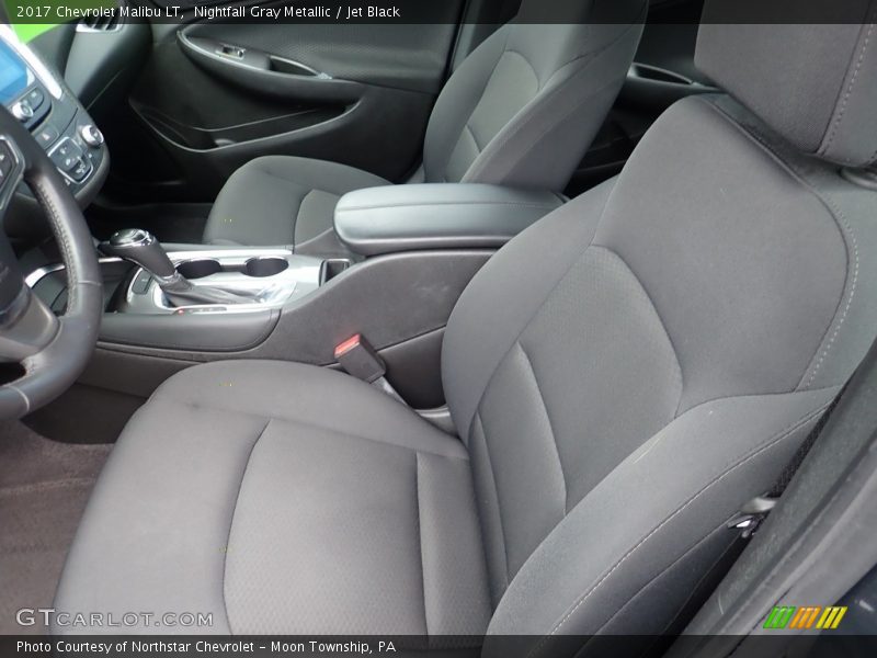 Nightfall Gray Metallic / Jet Black 2017 Chevrolet Malibu LT
