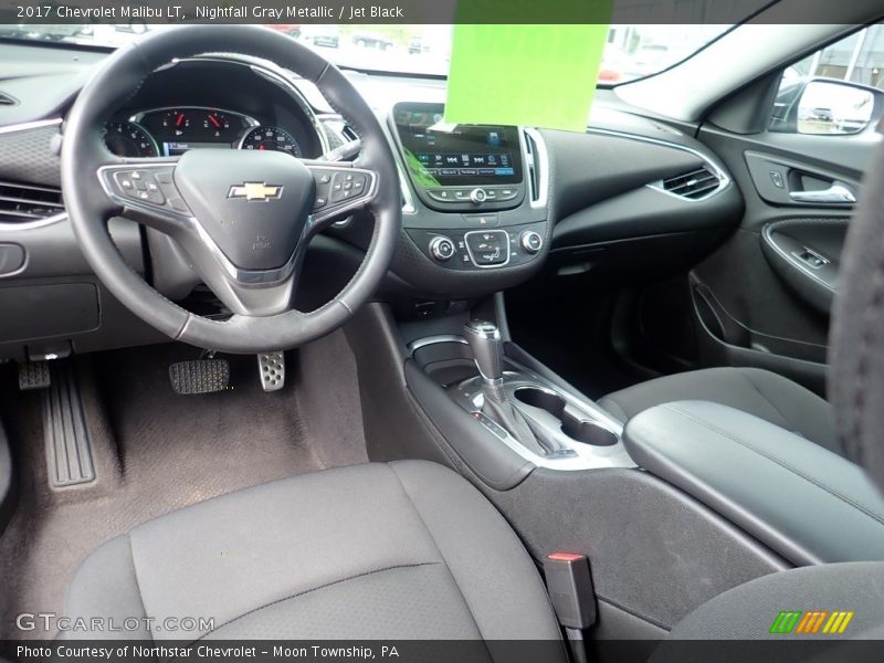 Nightfall Gray Metallic / Jet Black 2017 Chevrolet Malibu LT