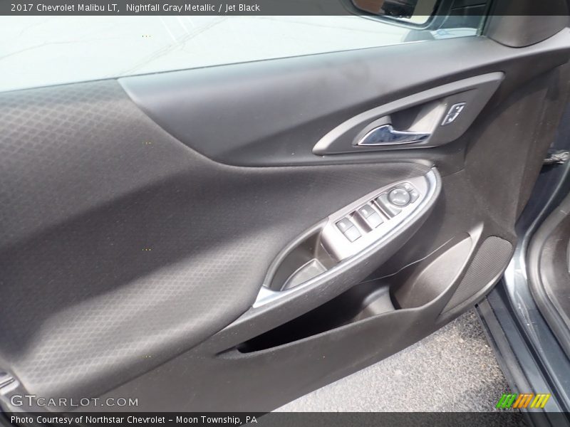 Nightfall Gray Metallic / Jet Black 2017 Chevrolet Malibu LT
