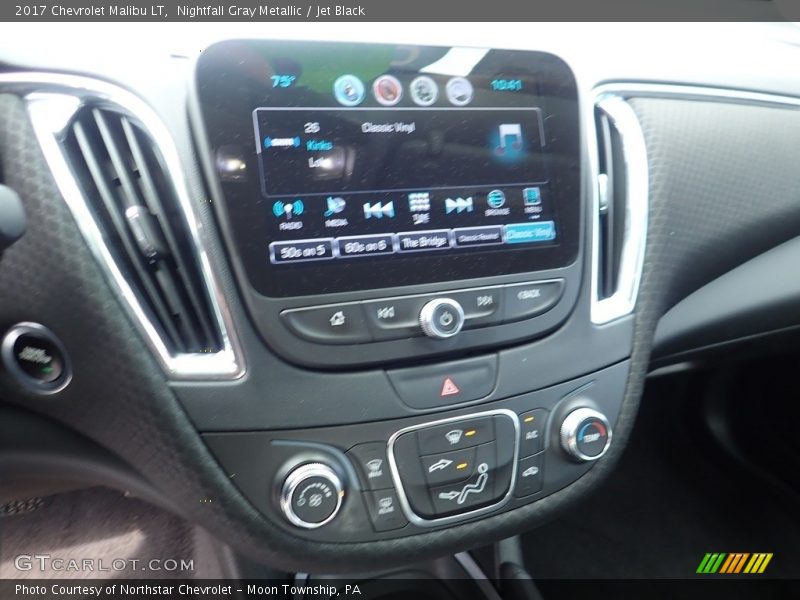 Nightfall Gray Metallic / Jet Black 2017 Chevrolet Malibu LT