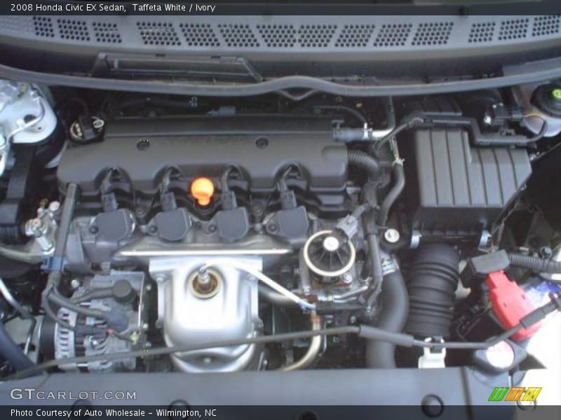 Taffeta White / Ivory 2008 Honda Civic EX Sedan