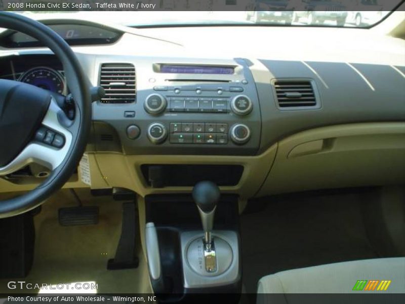 Taffeta White / Ivory 2008 Honda Civic EX Sedan