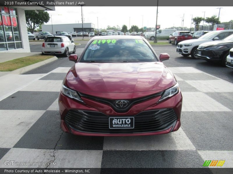 Ruby Flare Pearl / Ash 2018 Toyota Camry LE