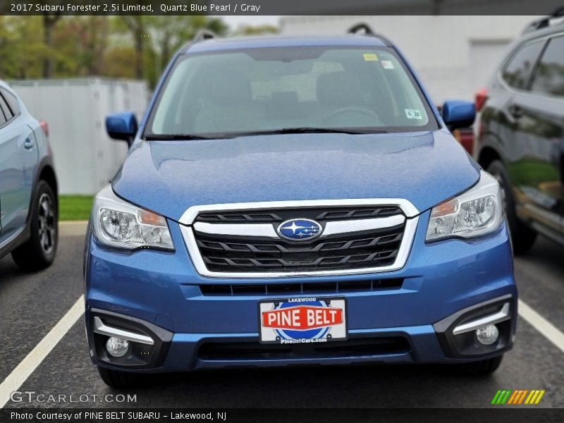 Quartz Blue Pearl / Gray 2017 Subaru Forester 2.5i Limited
