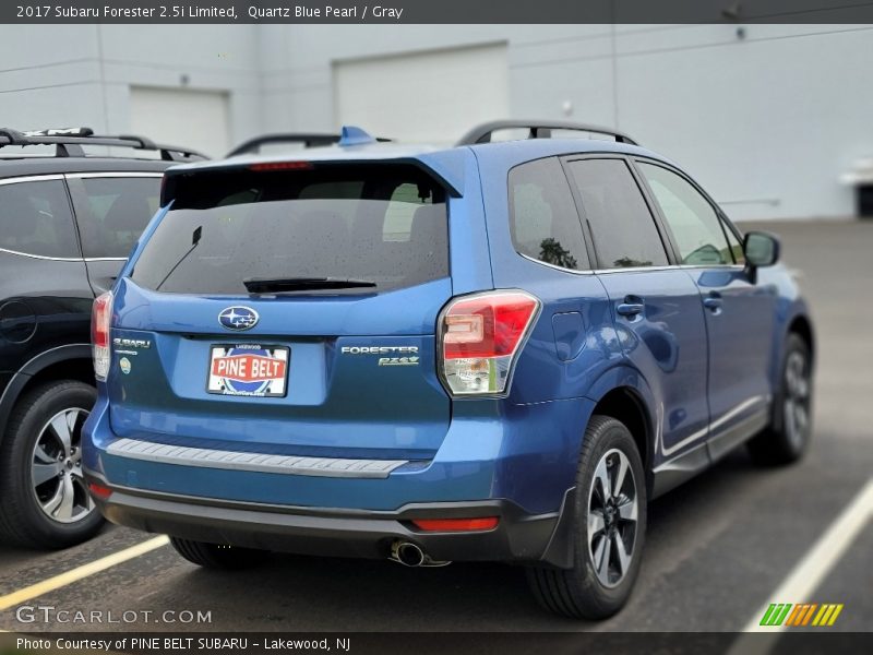 Quartz Blue Pearl / Gray 2017 Subaru Forester 2.5i Limited