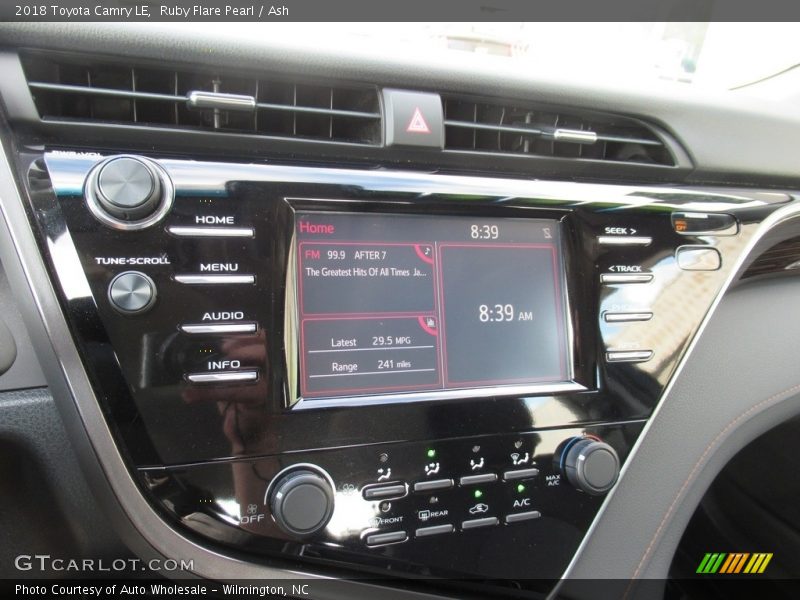 Ruby Flare Pearl / Ash 2018 Toyota Camry LE