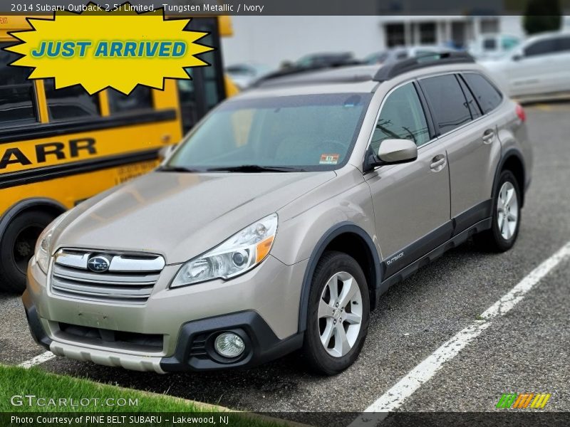 Tungsten Metallic / Ivory 2014 Subaru Outback 2.5i Limited