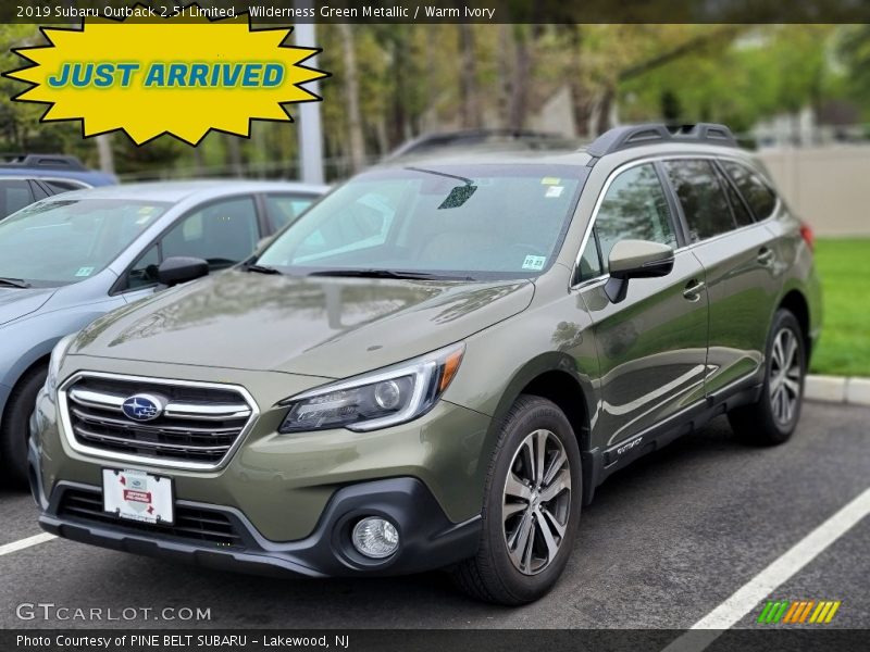 Wilderness Green Metallic / Warm Ivory 2019 Subaru Outback 2.5i Limited
