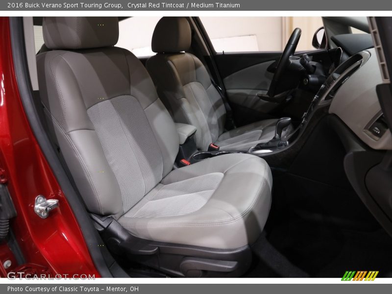 Crystal Red Tintcoat / Medium Titanium 2016 Buick Verano Sport Touring Group