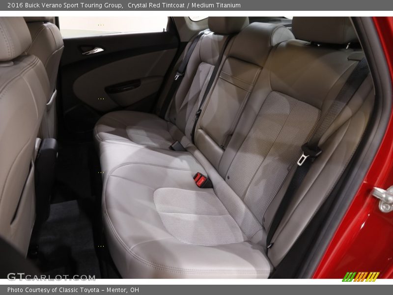 Crystal Red Tintcoat / Medium Titanium 2016 Buick Verano Sport Touring Group