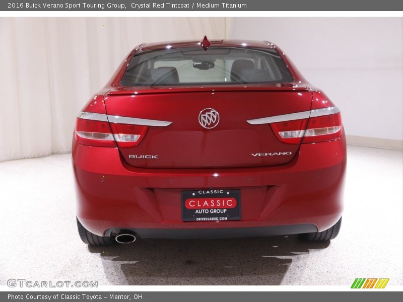 Crystal Red Tintcoat / Medium Titanium 2016 Buick Verano Sport Touring Group