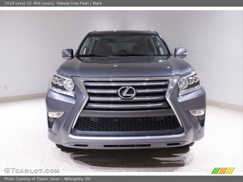 Nebula Gray Pearl / Black 2018 Lexus GX 460 Luxury