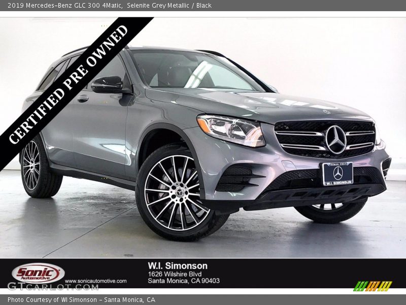 Selenite Grey Metallic / Black 2019 Mercedes-Benz GLC 300 4Matic