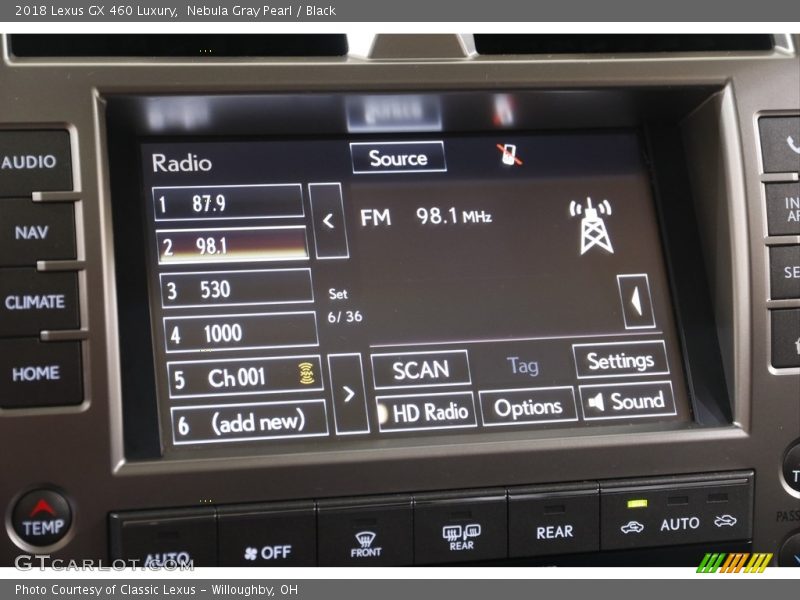 Audio System of 2018 GX 460 Luxury