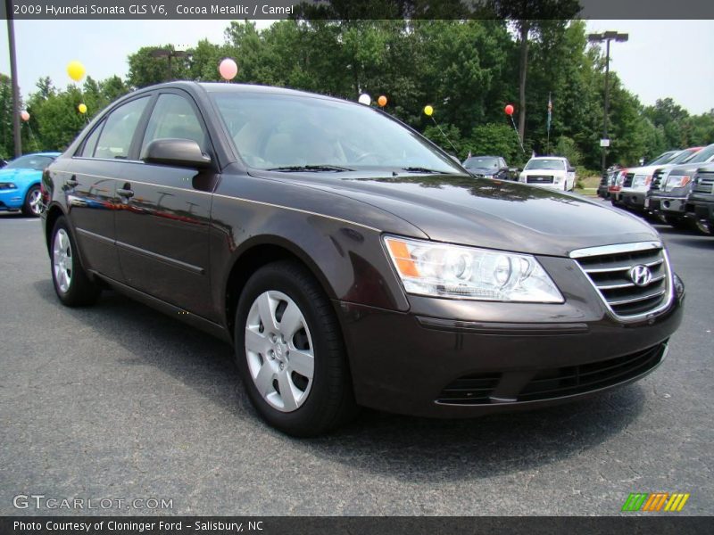 Cocoa Metallic / Camel 2009 Hyundai Sonata GLS V6