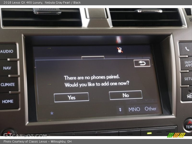 Nebula Gray Pearl / Black 2018 Lexus GX 460 Luxury