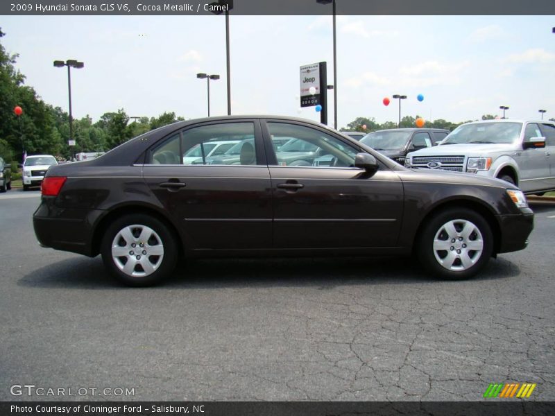 Cocoa Metallic / Camel 2009 Hyundai Sonata GLS V6