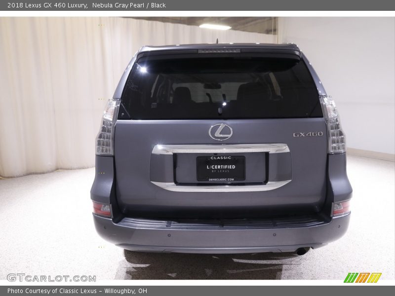 Nebula Gray Pearl / Black 2018 Lexus GX 460 Luxury