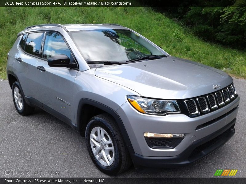 Billet Silver Metallic / Black/Sandstorm 2018 Jeep Compass Sport 4x4