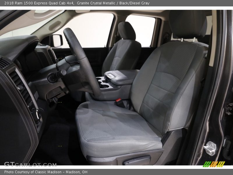 Granite Crystal Metallic / Black/Diesel Gray 2018 Ram 1500 Express Quad Cab 4x4