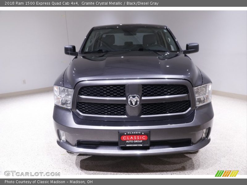 Granite Crystal Metallic / Black/Diesel Gray 2018 Ram 1500 Express Quad Cab 4x4