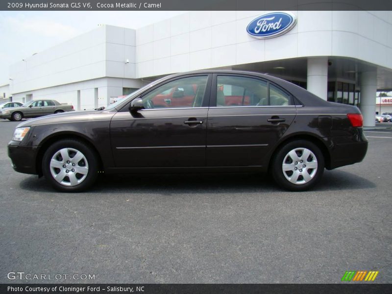 Cocoa Metallic / Camel 2009 Hyundai Sonata GLS V6