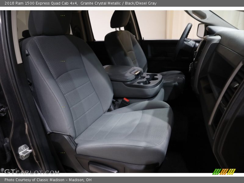Granite Crystal Metallic / Black/Diesel Gray 2018 Ram 1500 Express Quad Cab 4x4