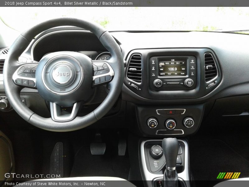 Billet Silver Metallic / Black/Sandstorm 2018 Jeep Compass Sport 4x4