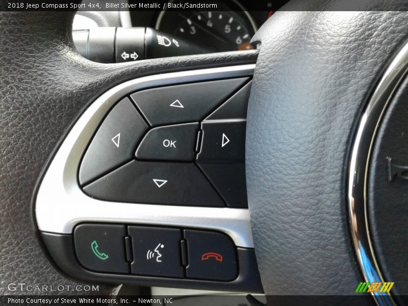 Billet Silver Metallic / Black/Sandstorm 2018 Jeep Compass Sport 4x4