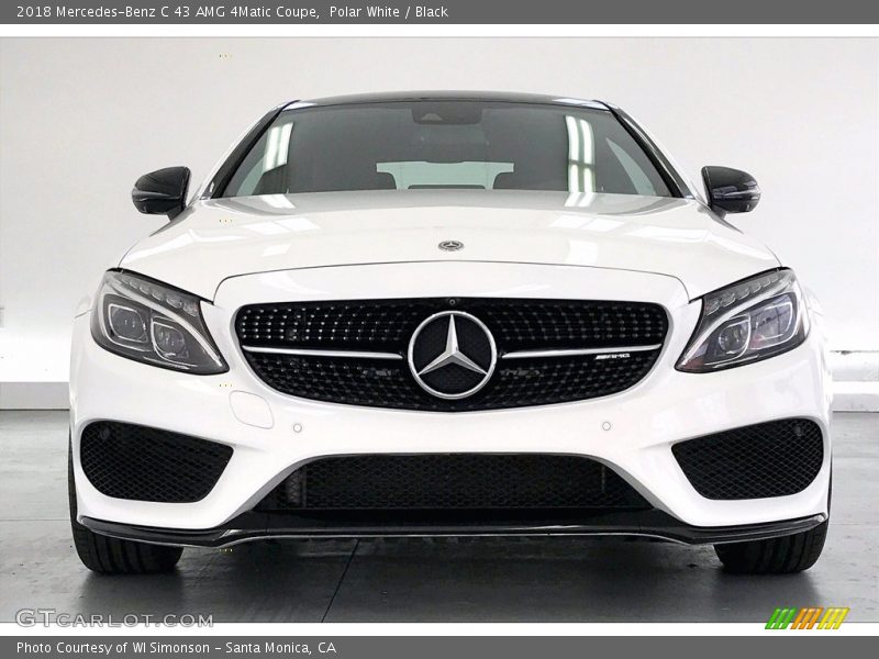 Polar White / Black 2018 Mercedes-Benz C 43 AMG 4Matic Coupe