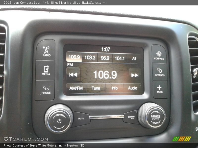 Billet Silver Metallic / Black/Sandstorm 2018 Jeep Compass Sport 4x4