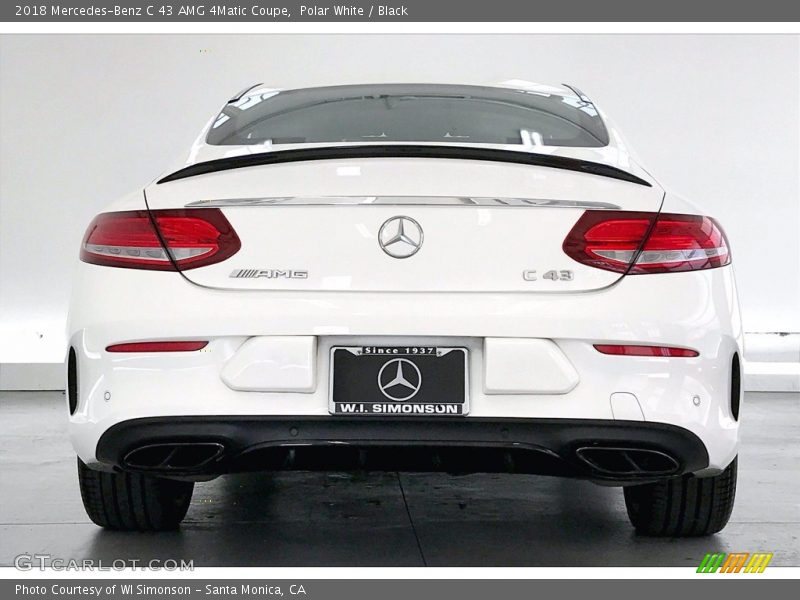 Polar White / Black 2018 Mercedes-Benz C 43 AMG 4Matic Coupe