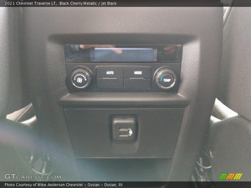 Black Cherry Metallic / Jet Black 2021 Chevrolet Traverse LT