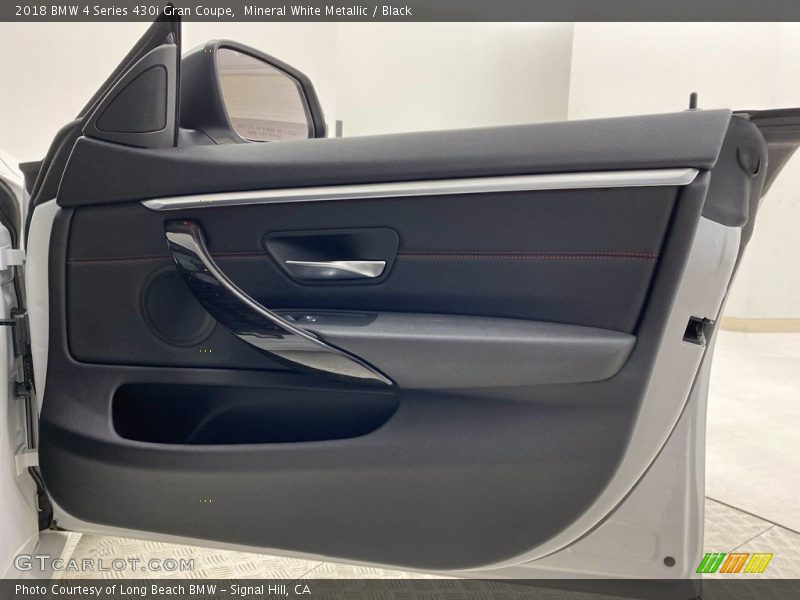 Mineral White Metallic / Black 2018 BMW 4 Series 430i Gran Coupe
