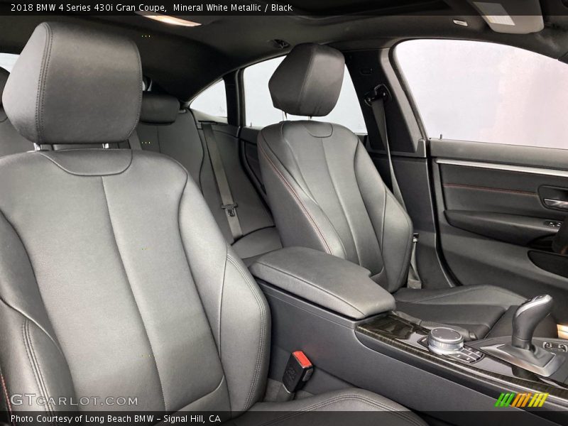 Mineral White Metallic / Black 2018 BMW 4 Series 430i Gran Coupe