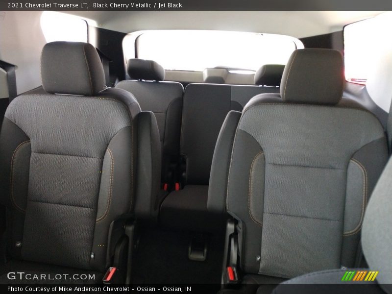Black Cherry Metallic / Jet Black 2021 Chevrolet Traverse LT