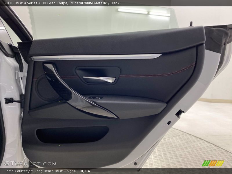 Mineral White Metallic / Black 2018 BMW 4 Series 430i Gran Coupe
