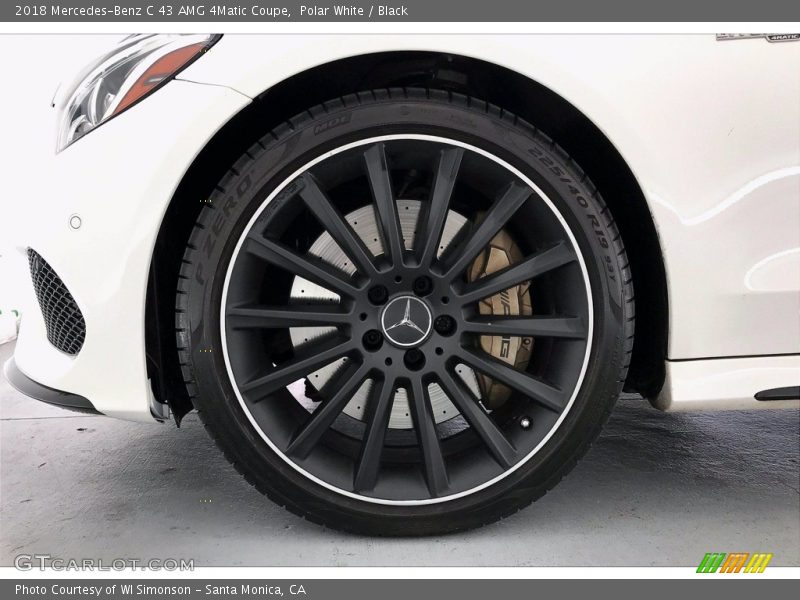 Polar White / Black 2018 Mercedes-Benz C 43 AMG 4Matic Coupe