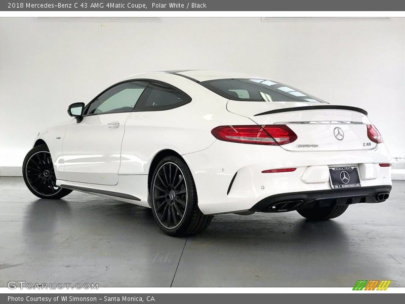 Polar White / Black 2018 Mercedes-Benz C 43 AMG 4Matic Coupe