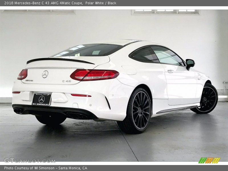 Polar White / Black 2018 Mercedes-Benz C 43 AMG 4Matic Coupe