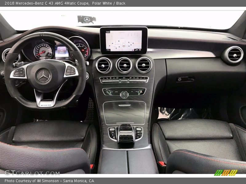 Polar White / Black 2018 Mercedes-Benz C 43 AMG 4Matic Coupe