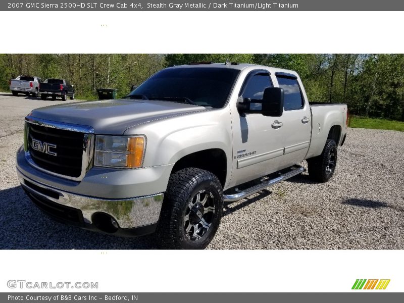 Stealth Gray Metallic / Dark Titanium/Light Titanium 2007 GMC Sierra 2500HD SLT Crew Cab 4x4