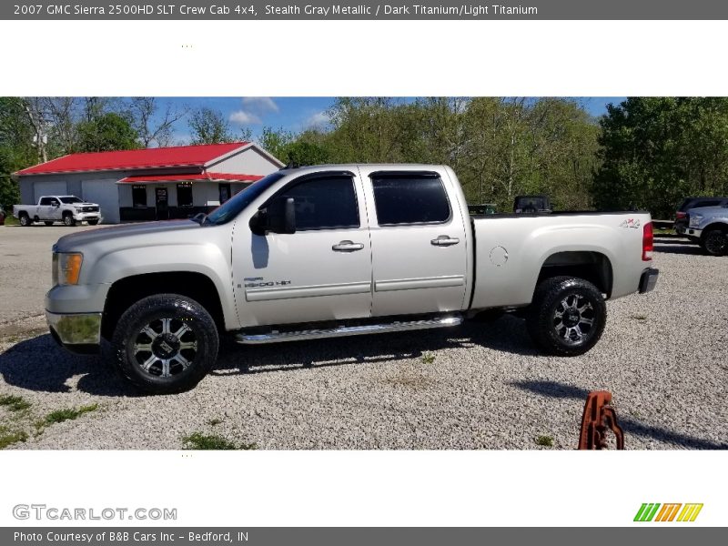 Stealth Gray Metallic / Dark Titanium/Light Titanium 2007 GMC Sierra 2500HD SLT Crew Cab 4x4