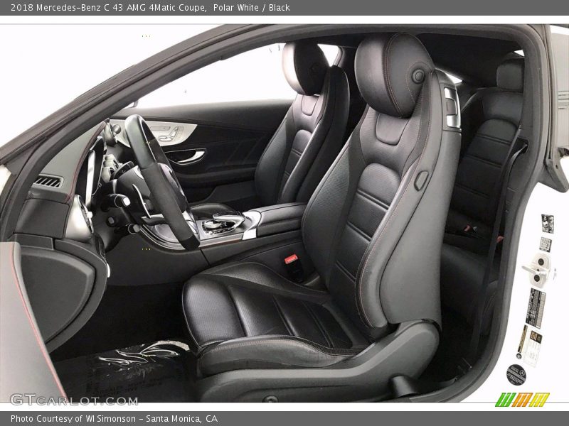 Polar White / Black 2018 Mercedes-Benz C 43 AMG 4Matic Coupe