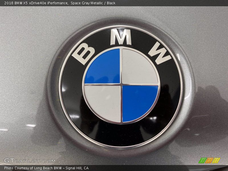 Space Gray Metallic / Black 2018 BMW X5 xDrive40e iPerfomance