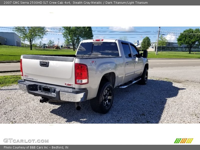 Stealth Gray Metallic / Dark Titanium/Light Titanium 2007 GMC Sierra 2500HD SLT Crew Cab 4x4