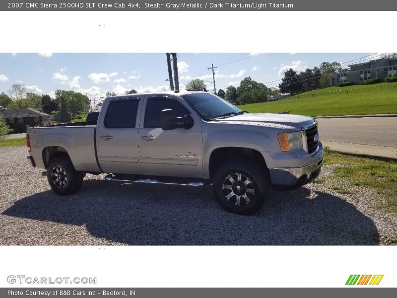 Stealth Gray Metallic / Dark Titanium/Light Titanium 2007 GMC Sierra 2500HD SLT Crew Cab 4x4