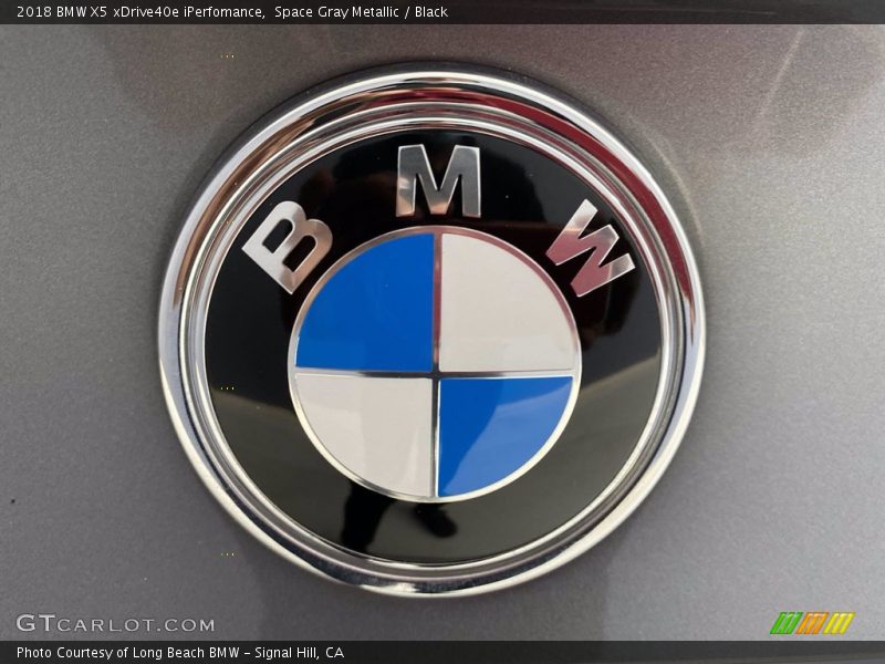 Space Gray Metallic / Black 2018 BMW X5 xDrive40e iPerfomance
