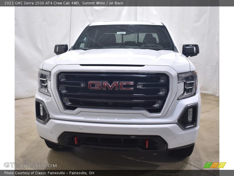 Summit White / Jet Black 2021 GMC Sierra 1500 AT4 Crew Cab 4WD