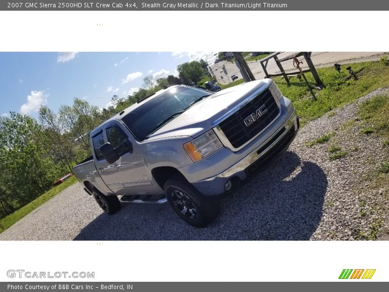 Stealth Gray Metallic / Dark Titanium/Light Titanium 2007 GMC Sierra 2500HD SLT Crew Cab 4x4